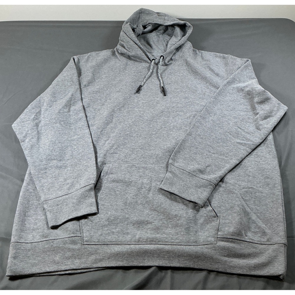 MTA‎ Sport XXXL Heather Gray Pullover Hoodie Sweatshirt Recycled Polyester